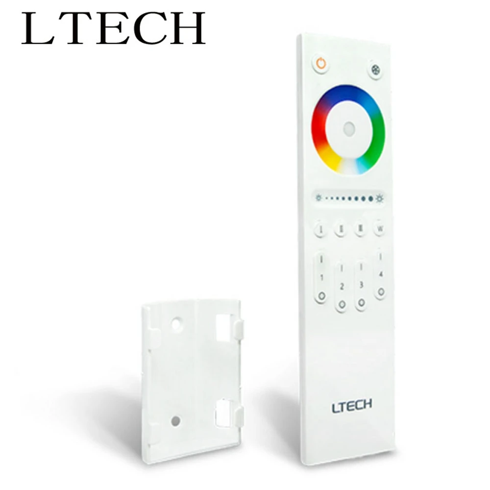 

Xnbada LTECH RGBW Touch Remote Control Q4 4 Zones Led Controller RF 2.4GHz Wireless Signal Connection For RGBW Led Lights