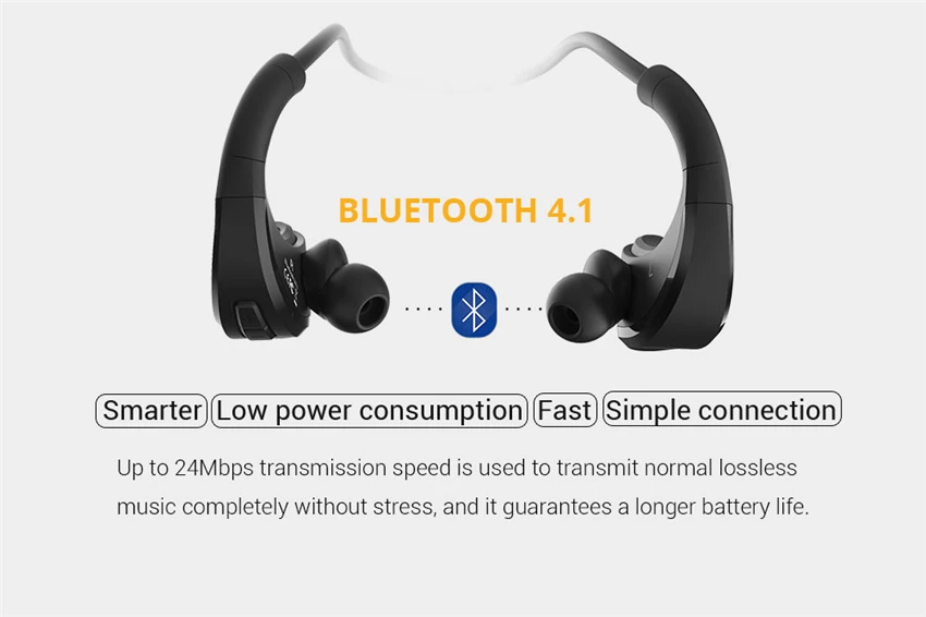 FiiDiil повязка на голову Bluetooth наушники IPX5 водонепроницаемые беспроводные наушники стерео гарнитура аудио Handfree для спортзала с микрофоном