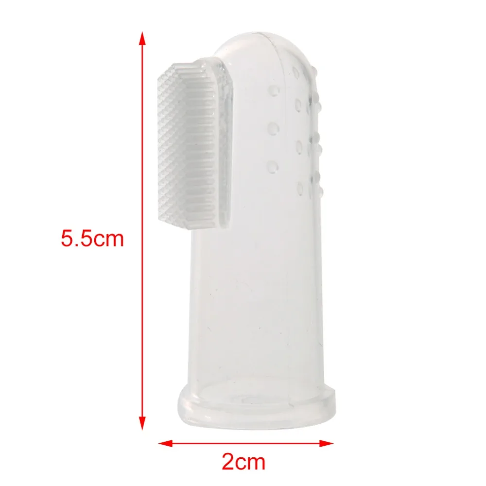 Title 7, Pet Finger Toothbrush Dog Cat Tartar Teeth Clea...
