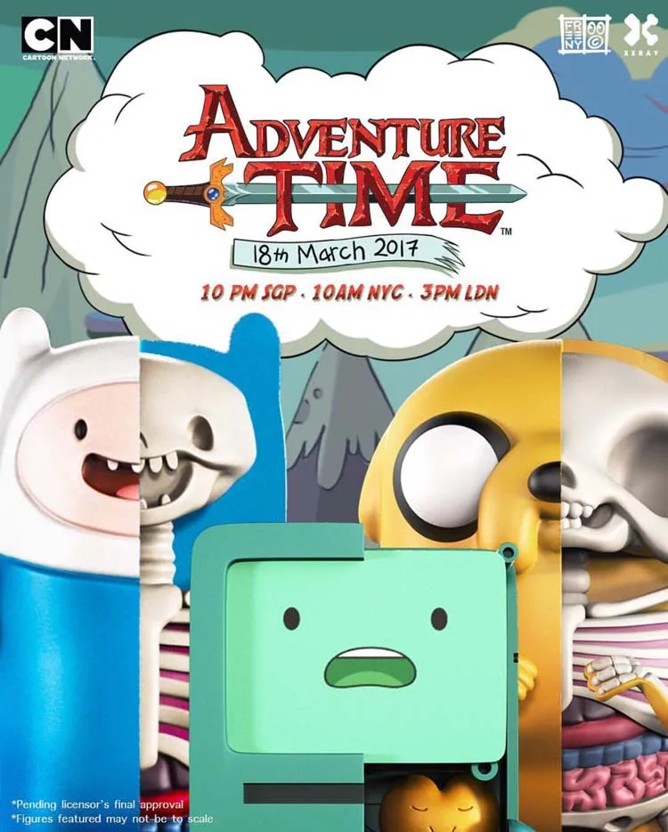 

Funny Toys for Children Cartoon Anime ADVENTURE TIME JACK FINN BMO 4D Anatomy Action Figure Craft Puzzle Toys