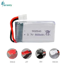 3.7 В 800 мАч 25c lipo Батарея 902540 для SYMA X5C X5SC X5SW Tianke M68 CX-30 K60 905 RC Quadcopter высокое качество Drone запасные части