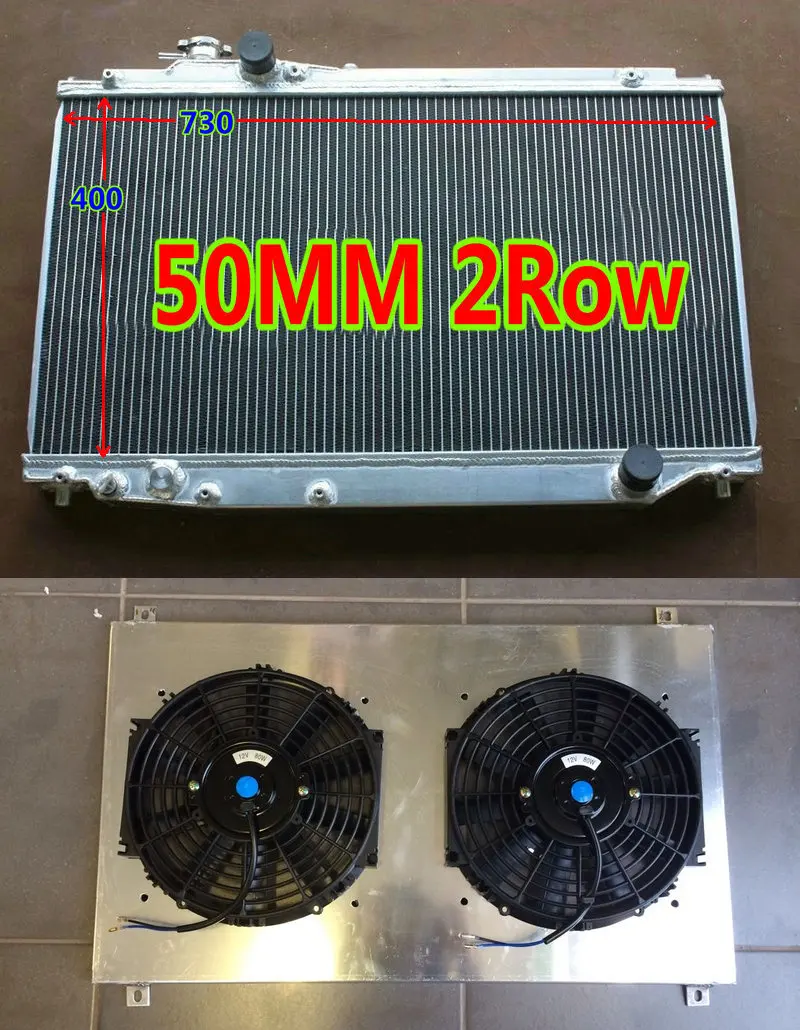 Aluminum Radiator For 1993-1998 Toyota Supra A80 Jza80 Mk4 3.0l 2jz-gte ...