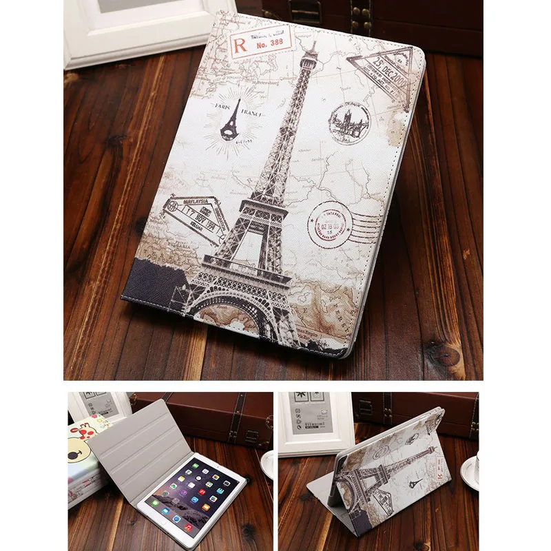 

Tablets Case for ipad mini 2 3 mini 4 air 1 2 PU Leather Flip Stand Tablet Cover Case for ipad 2 3 4 5 6 Auto Sleep