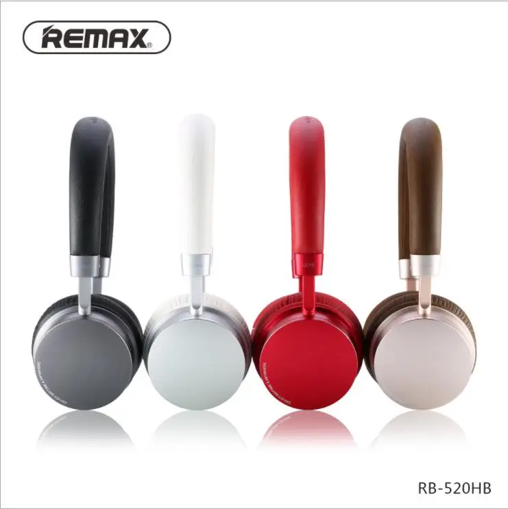 

REMAX- 520HB Bluetooth 4.2 Wireless Headphones Adjustable Earphone Stereo Bass Comfort Headset with Micphone for IPhone/Samsung