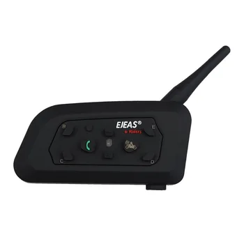 

1pcs Motorcycle Intercom Group Helmet Bluetooth Headset Waterproof Handsfree 1200 m Mortorbike Interphone Moto Walkie talkie