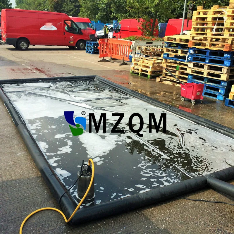 MZQM 6x3m Commercial Customized Water Containment Mat PVC Portable