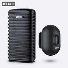 KERUI DW9 беспроводной ПИР Лейн гаражный сарай дистанционный будильник дверной звонок обнаружения человеческого транспортного средства дверной звонок Добро пожаловать дверной звонок с светодиодный светильник