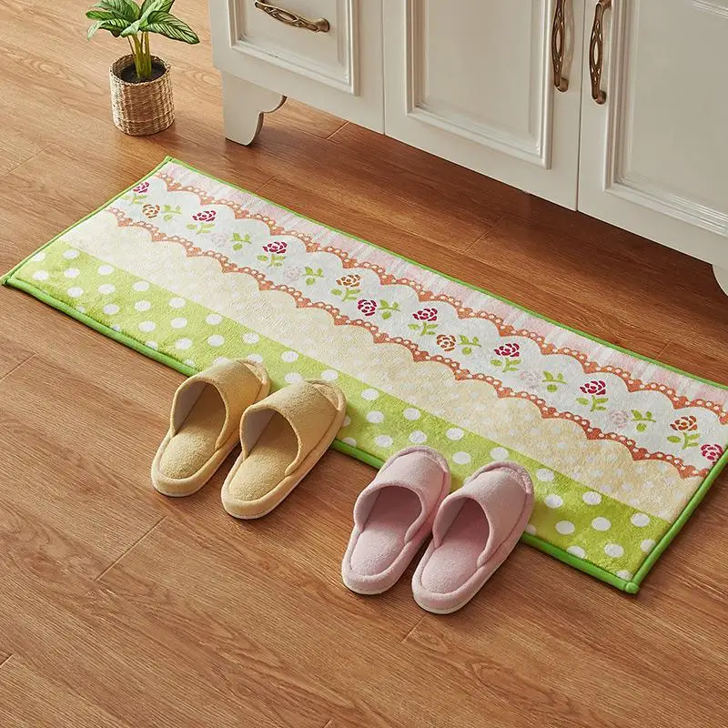 Новое поступление пасторальный салон Цветочный Прямоугольник Полиэстер Персидский машинный ковер