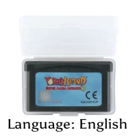 

32 Bit Video Game Cartridge Super Mariod Advance 3 Yoshis Island Console Card EU Version English Language Support Drop Shipping
