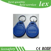 125 кГц пластиковые брелоки для контроля доступа iso11785, Нумерованный брелок для ключей