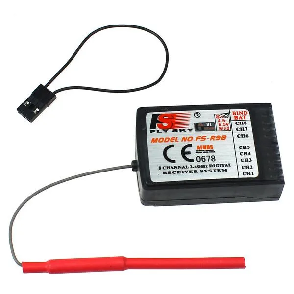 FlySKY FS 8ch 2.4G RX FS-R8B Upgrade RC transmitter receiver for TH9X 9ch transmitter FS-TH9X remote control F03101 