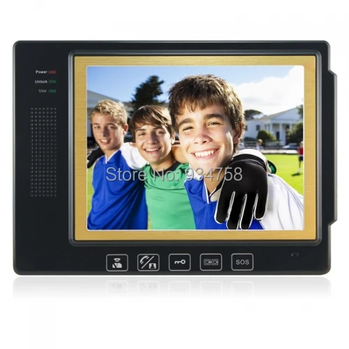 

8.3" TFT LCD Color Video Door Phone Intercom Doorbell Black Border Monitor for Home Security