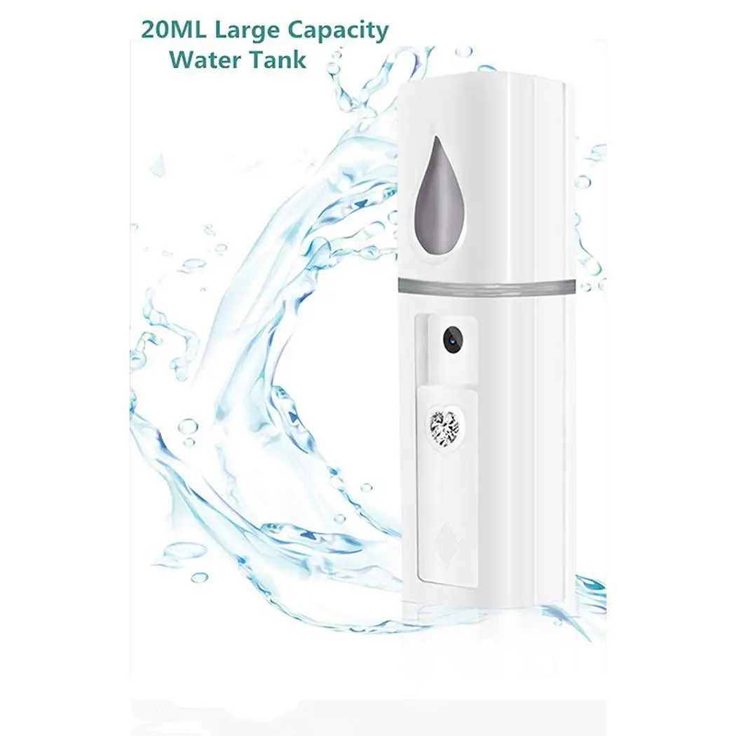 

Portable Spray Mist Facial Steamer Face Spray Care Spa Beauty Moisturizing Equipment Facial Cleasing Personal Care Appliance