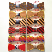 Галстук Для мужчин S Цветной дерево Для Мужчин's жениха Свадебные галстук-бабочка деревянный смокинг костюм Бизнес Галстук Модные Новинки подарки