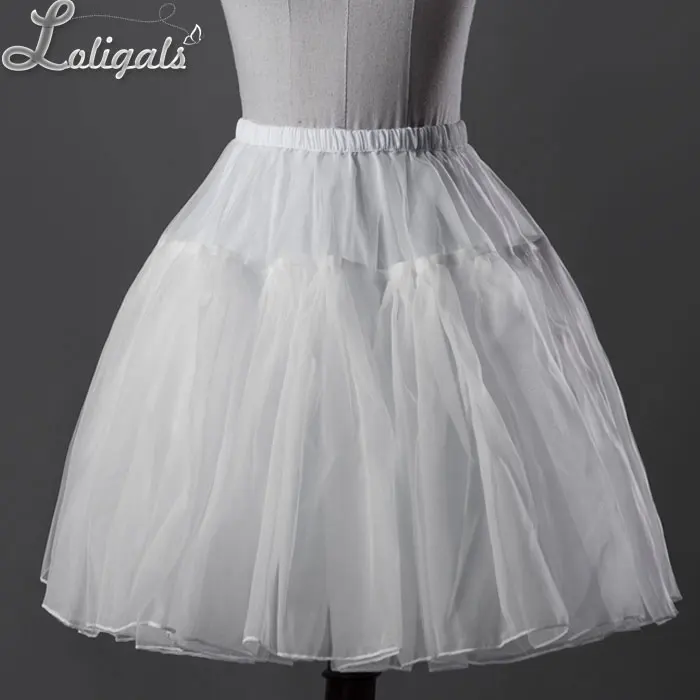 Daily Casual Slip Skirt Sweet Short Organza Petticoat by Classical Puppets