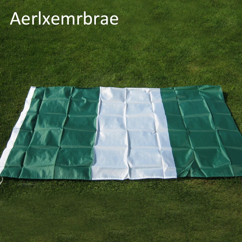 Aerlxemrbrae флаг большой нигерийский 90*150 см эмблема Совета нигерийского флага | Дом и