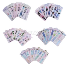 6 шт./лот милые кавайные бумажные закладки с цветами, креативные Серебристые магнитные закладки для книг, школьные принадлежности, закладки