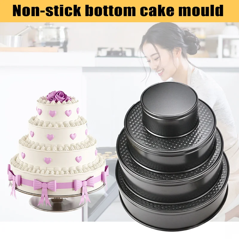 

Stainless Steel Round Circle Cake Mold Cutter Pastry Tool Baking Cake Mould Tool LBShipping