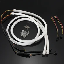 2 pz 85 cm Flessibile Auto Morbida Del Tubo HA CONDOTTO LA Luce di Striscia DRL Daytime Corsa e Jogging Lampada