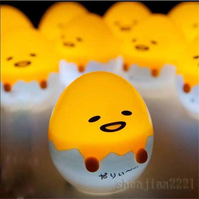 Новое поступление светящиеся игрушки Gudetama Lazy Egg Mini " мультяшный светильник Kawaii домашнее декоративное ночное освещение подарок Горячая Распродажа 1 шт