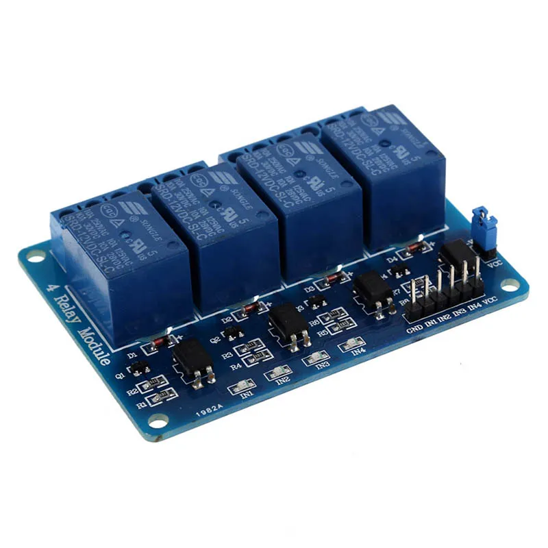 Профессиональный PLC реле 12V 4-канальный Релейный модуль с анод для Arduino DSP AVR PLC электронный тонометр с аксессуары