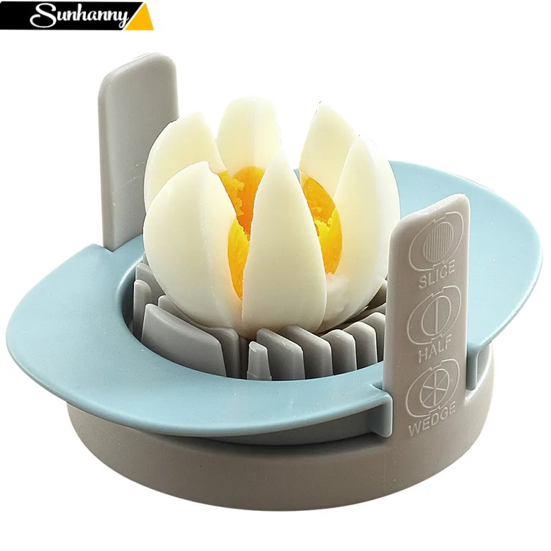 Sunhanny Egg Slicers Cutter Stainless Steel Kitchen Accessories 3 in 1