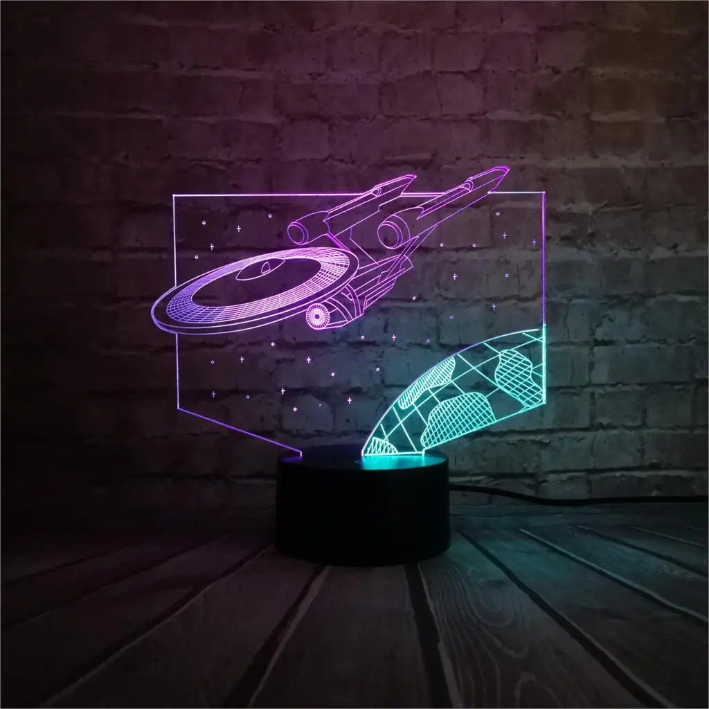 Цветная 3d лампа с героями мультфильмов светодиодная для домашнего декора ночник
