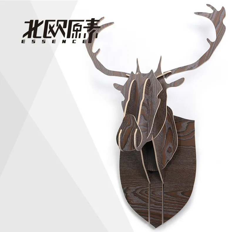 Wall deer,elk head,reindeer caribou moose head,Nordic creative home