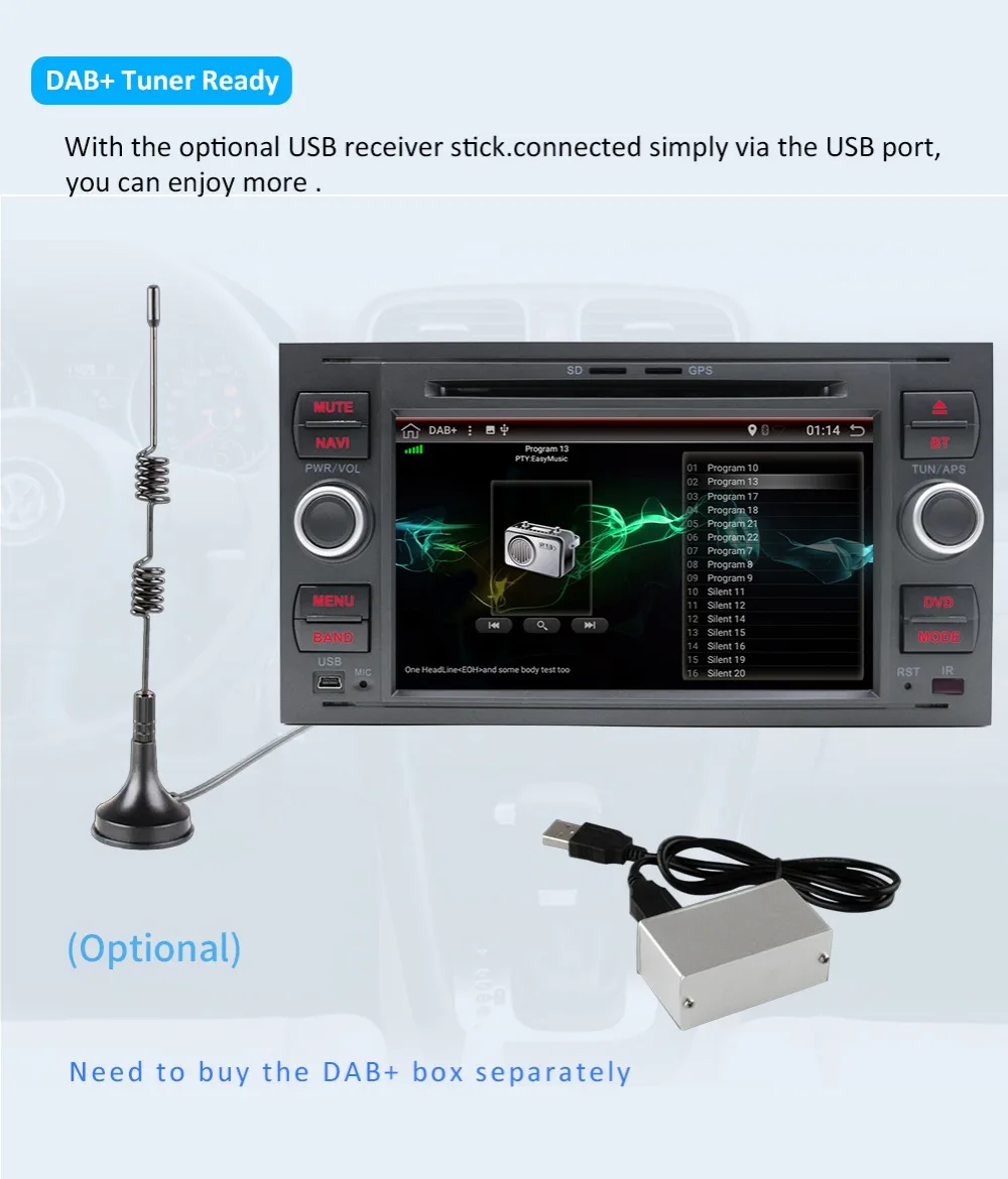 Clearance Android 9.0 Two 2 Din 7 Inch Car DVD Player For Ford/Mondeo/Focus/Transit/C-MAX/S-MAX/Fiesta RAM 2G GPS Navigation Radio WIFI BT 15 Clearance Android 9.0 Two 2 Din 7 Inch Car DVD Player For Ford/Mondeo/Focus/Transit/C-MAX/S-MAX/Fiesta RAM 2G GPS Navigation Radio WIFI BT 15