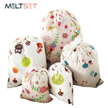 

Travel Cosmetic Shoe Underwear Drawstring Tote Storage Bag Home Sundry Toy Easy Strorage Organizer Bag S/M/L