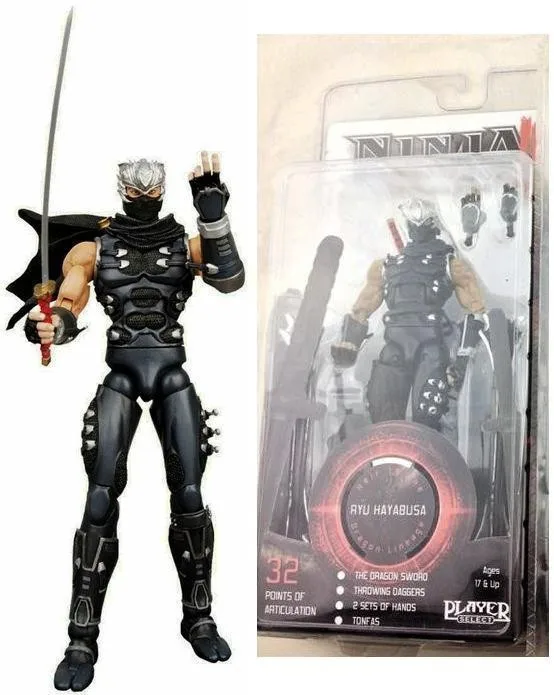 

NECA Game Ninja Gaiden Ryu Hayabusa PVC Action Figure Collectible Model Toys 7" 18CM