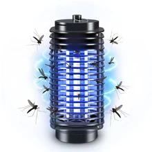 Электроника москитная убийца светодиодный Электрический Ошибка ЛАМПА Zapper анти москитный Отпугиватель ЕС и США вилка Электронная ловушка для комаров убийца