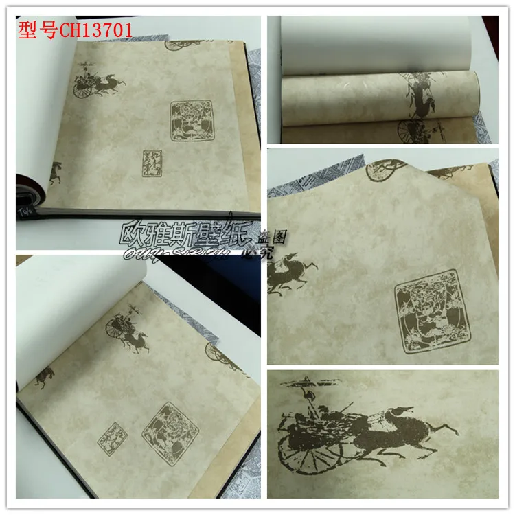 

2015 new promotion papel de parede para sala tapete chinese ancient chariot wallpaper mural study commerce backdrop restaurant