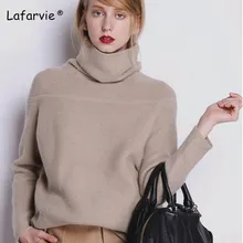 Lafarvie Loose Turtleneck Autumn Winter Sweater Women Thick Warm Pullover and Sweater Soft Long Sleeves Jumper Femme Pull 4Color Lafarvie Loose Turtleneck Autumn Winter Sweater Women Thick Warm Pullover and Sweater Soft Long Sleeves Jumper Femme Pull 4Color