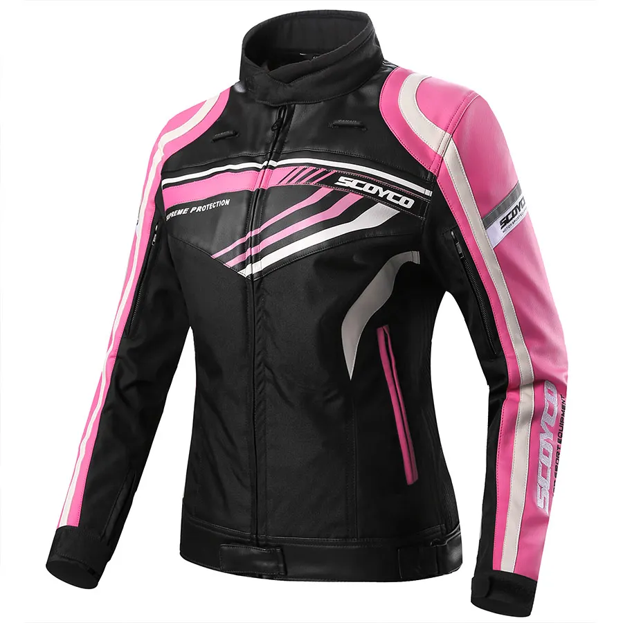 

SCOYCO Motorcycle Jacket Women's Summer Leather Moto Jackets Waterproof Cross-country Riding Motorcycle Clothes
