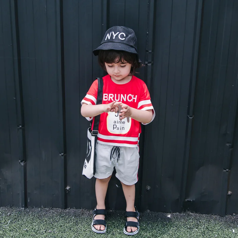 2018 New Summer Boy T Shirts Tops Fashion Girls & Boy Short shirt