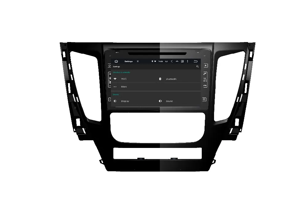 Cheap Quad Core Touch Screen Car DVD GPS Navigation Head Unit Android7.1 Car DVD player GPS navigation for MITSUBISHI PAJERO 2016 2017 4