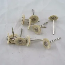 gh097 100 шт./упак. белая козья щетка FG2.35mm, Полировочный диск для ювелирных изделий, гравировка стоматологическими инструментами кисти золотых монет полировальный круг