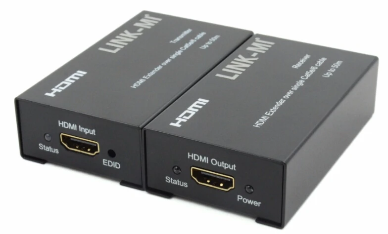 LINK-MI EX11 HDMI удлинитель 50 м передатчик и приемник через один UTP кабель Поддержка 3D 1080p с функцией копирования EDID