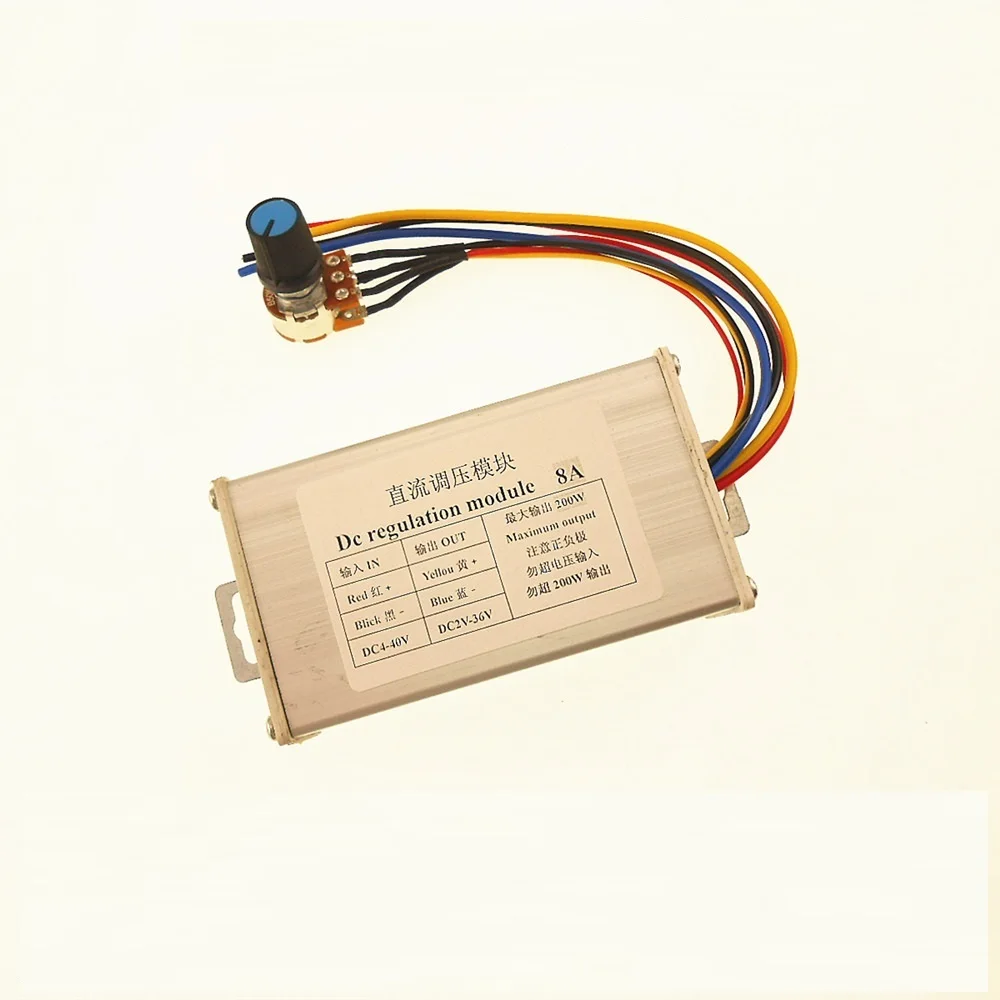 

DC-DC Buck Module XL4016E1 High Power DC Buck Board Max 8A with Voltage Regulator Module Aluminum Case