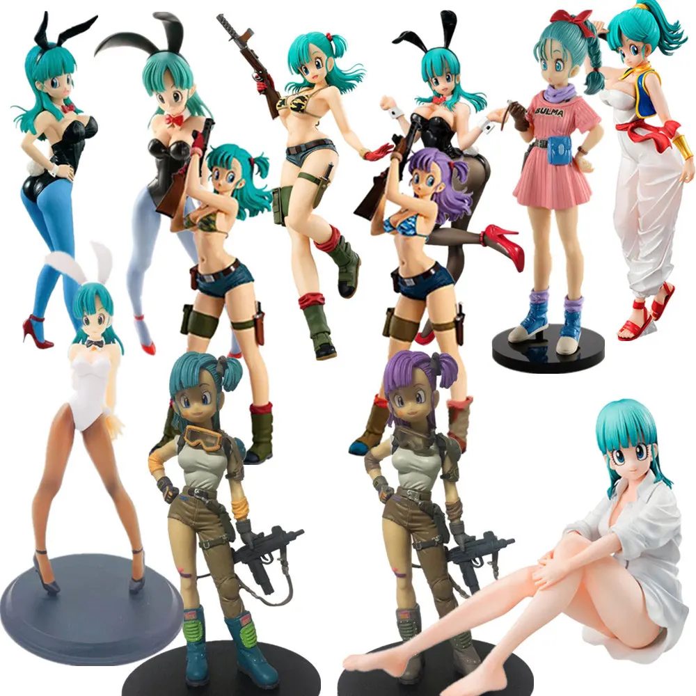 

Dragon Ball Z Bulma Action Figure Collectible Toy Kawaii Figurine PVC Bikini Bunny Girl Sexy Figure Doll Dragonball Gals Gift XP