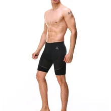 Мужские шорты для фитнеса облегающие Стрейчевые Капри баскетбольные короткие летние сухие тренировочные светоотражающие шорты для ночного бега компрессионные Капри