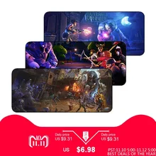 

NoEnName_Null Large Gaming Mouse Pad Mousepad Locking Edge For Laptop PC Anime Mousepad dota2 Mat for gamer