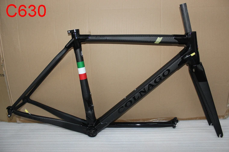 Best Black Red Colnago C60 bike frame 3K Carbon Road Frame fit both di2 mechanical Group C628 color racing bicycle Frame 6