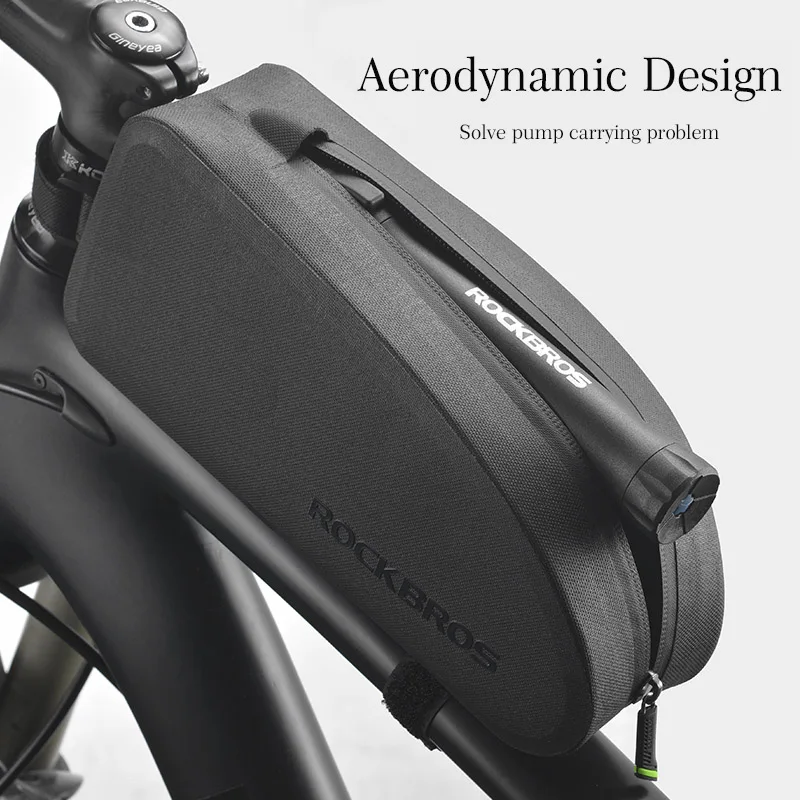 ROCKBROS Waterproof Bike Bag Cycling Top Tube Frame Bag Large Capacity Black