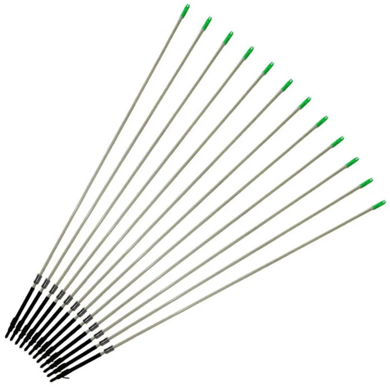 

10pcs 34inch Fishing Arrows for Compound Recurve Bow Sharp Tip Archery Arrow Shooting Hunting Arrows
