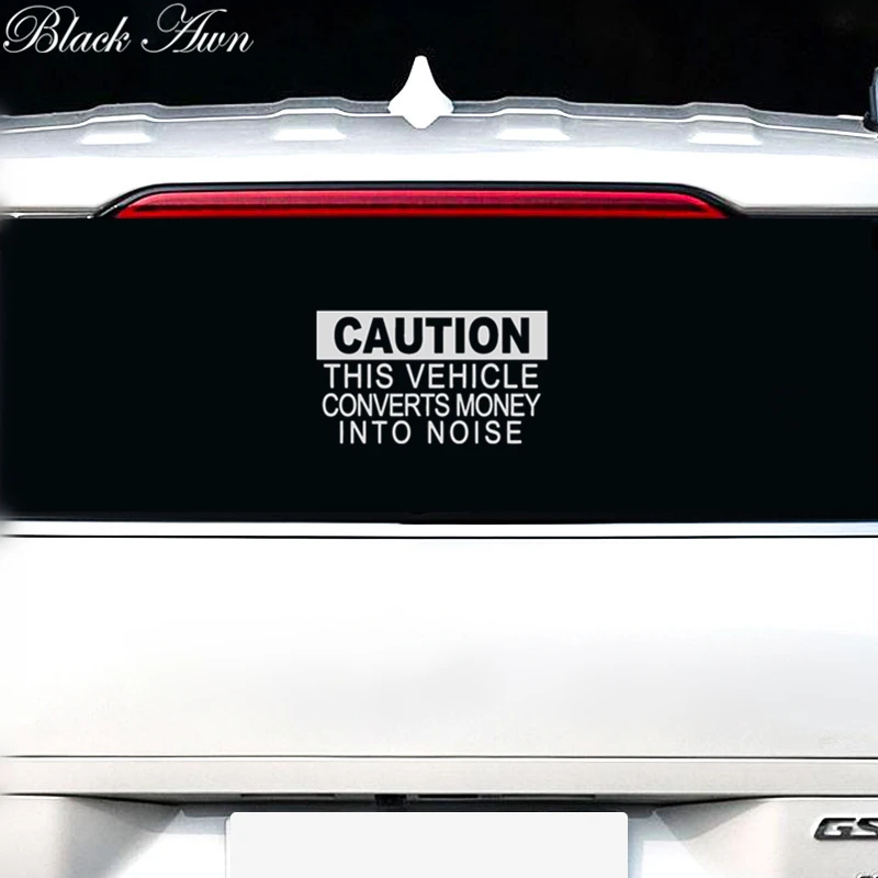 

Caution this vehicle sticker racing JDM Funny drift car truck window decal D050