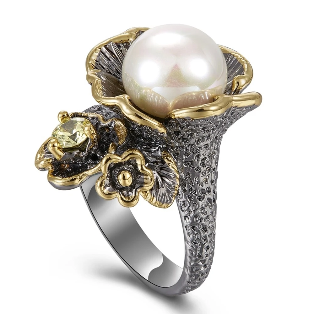WA11639 women jewelry ring black ring jewelry rings (3)-1