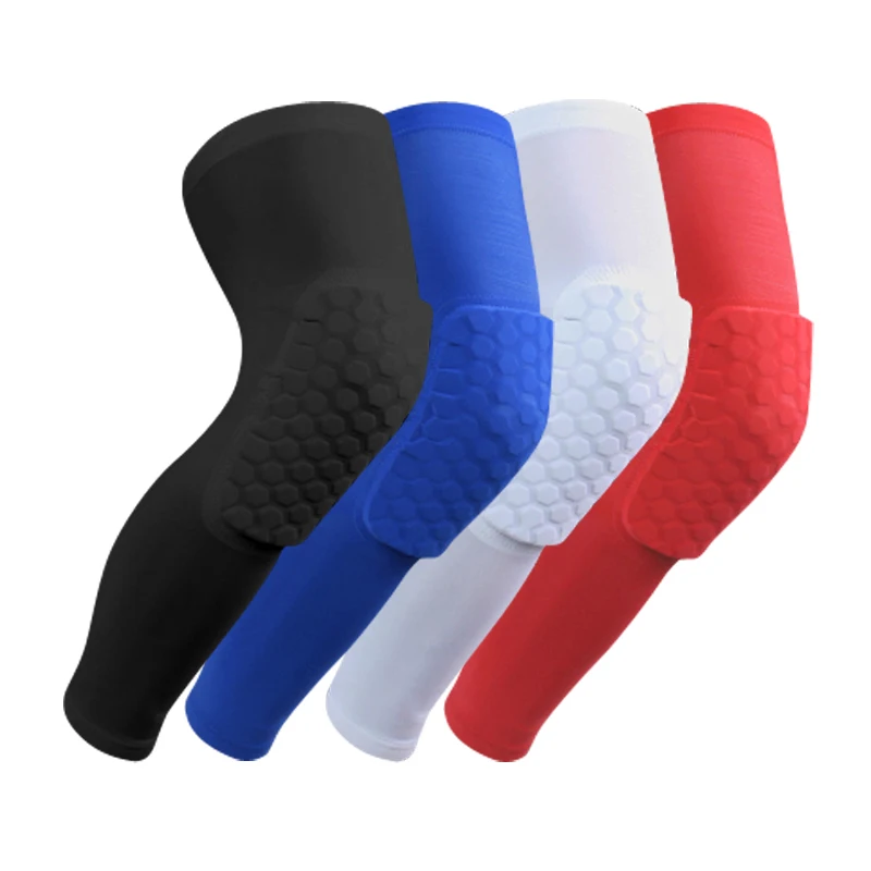 Prix pour 1 paire Respirant Basket-Ball Tir Sport Kneepad Sécurité Honeycomb au Pare-chocs Brace Kneelet De Protection genouillères rodilleras Prix pour 1 paire Respirant Basket-Ball Tir Sport Kneepad Sécurité Honeycomb au Pare-chocs Brace Kneelet De Protection genouillères rodilleras