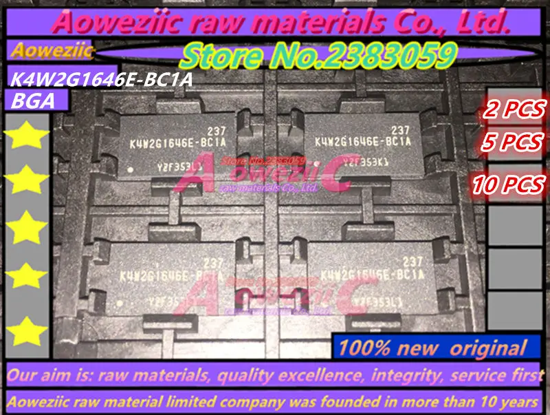 Aoweziic 100% Новый оригинальный K4W2G1646E-BC1A BGA 2G чип памяти K4W2G1646E BC1A | Электроника